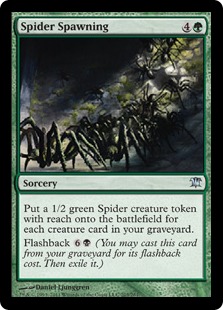 【Foil】《蜘蛛の発生/Spider Spawning》[ISD] 緑U