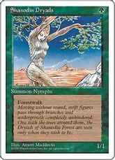 【アルターネイト版】《シャノーディンのドライアド/Shanodin Dryads》[4ED] 緑C