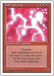 《ボール・ライトニング/Ball Lightning》[4ED] 赤R