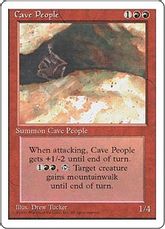 【アルターネイト版】《穴居人/Cave People》[4ED] 赤U