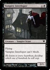 【Foil】《吸血鬼の侵入者/Vampire Interloper》[ISD] 黒C