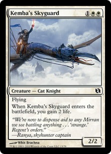 《ケンバの空護衛/Kemba's Skyguard》[EvT] 白C