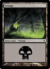 【Foil】(171)《沼/Swamp》[NPH] 土地