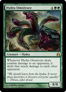 《雑食のハイドラ/Hydra Omnivore》[CMD] 緑R