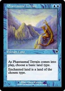 《幻影の地/Phantasmal Terrain》[INV] 青C