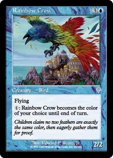 《虹色カラス/Rainbow Crow》[INV] 青U