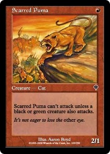 《傷痕のピューマ/Scarred Puma》[INV] 赤C