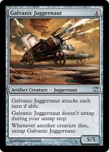 【Foil】《電位式巨大戦車/Galvanic Juggernaut》[ISD] 茶U