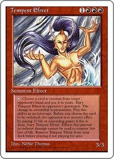 【アルターネイト版】《嵐のイフリート/Tempest Efreet》[4ED] 赤R