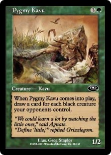【Foil】《ピグミー・カヴー/Pygmy Kavu》[PLS] 緑C