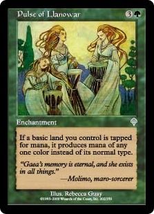 《ラノワールの脈動/Pulse of Llanowar》[INV] 緑U
