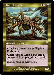 《激浪のカニ/Riptide Crab》[INV] 金U