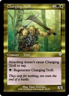 《突進するトロール/Charging Troll》[INV] 金U