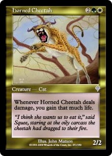 《有角チータ/Horned Cheetah》[INV] 金U