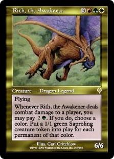 《煽動するものリース/Rith, the Awakener》[INV] 金R
