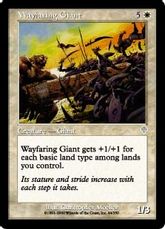 【Foil】《旅する巨人/Wayfaring Giant》[INV] 白U