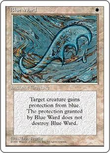 《青の護法印/Blue Ward》[4ED] 白U