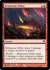 【Foil】《硫黄の流弾/Brimstone Volley》[ISD] 赤C