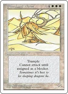 《老いたるランド・ワーム/Elder Land Wurm》[4ED] 白R