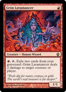 Foil】《渋面の溶岩使い/Grim Lavamancer》[FAL] 赤R | 日本最大級 MTG 