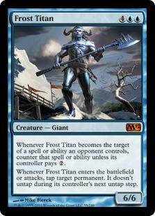 《霜のタイタン/Frost Titan》[M12] 青R