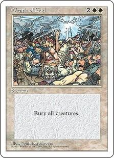 《神の怒り/Wrath of God》[4ED] 白R