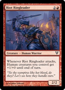 《暴動の首謀者/Riot Ringleader》[AVR] 赤C