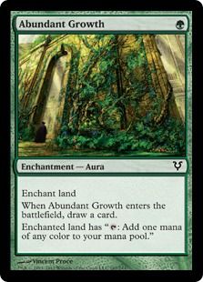 【Foil】《豊かな成長/Abundant Growth》[AVR] 緑C