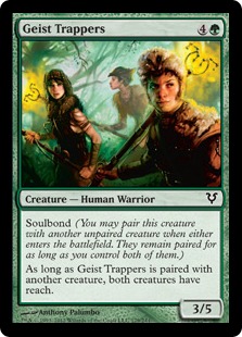 《霊の罠師/Geist Trappers》[AVR] 緑C