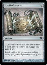 【Foil】《アヴァシンの巻物/Scroll of Avacyn》[AVR] 茶C