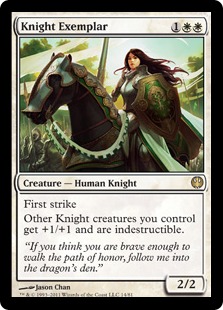《模範の騎士/Knight Exemplar》[KvD] 白R