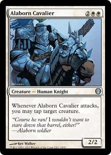 《アラボーンの騎兵/Alaborn Cavalier》[KvD] 白U