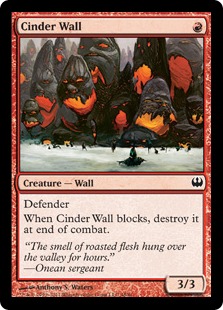 《燃えがらの壁/Cinder Wall》[KvD] 赤C