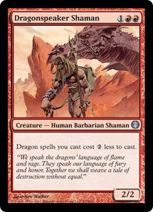《ドラゴン語りのシャーマン/Dragonspeaker Shaman》[KvD] 赤U