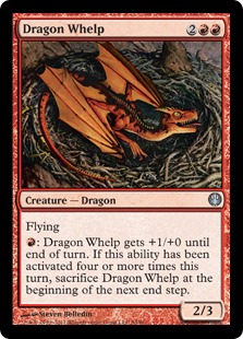 《チビ・ドラゴン/Dragon Whelp》[KvD] 赤U