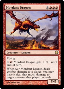 《焼酸のドラゴン/Mordant Dragon》[KvD] 赤R