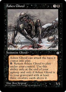 《灰燼のグール/Ashen Ghoul》[ICE] 黒U