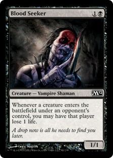 【Foil】《血の求道者/Blood Seeker》[M12] 黒C