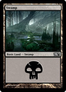 【Foil】(240)《沼/Swamp》[M12] 土地