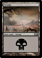 【Foil】(239)《沼/Swamp》[M12] 土地