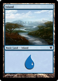 【Foil】(255)《島/Island》[ISD] 土地