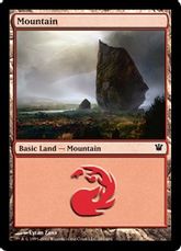 【Foil】(261)《山/Mountain》[ISD] 土地