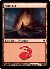 【Foil】(260)《山/Mountain》[ISD] 土地