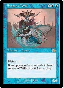 【Foil】《意志の化身/Avatar of Will》[PCY] 青R