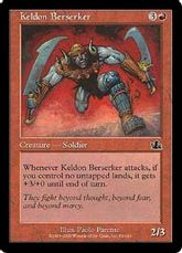 【Foil】《ケルドの狂戦士/Keldon Berserker》[PCY] 赤C