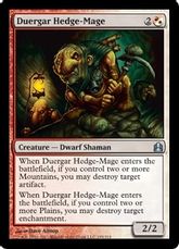 《デュルガーの垣魔道士/Duergar Hedge-Mage》[CMD] 金U