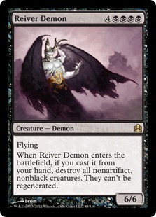 《強奪する悪魔/Reiver Demon》[CMD] 黒R