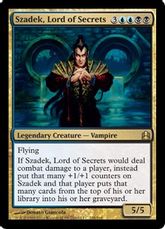 《秘密の王、ザデック/Szadek, Lord of Secrets》[CMD] 金R