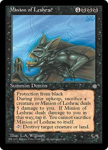 《Minion of Leshrac》[ICE] 黒R