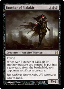 《マラキールの解体者/Butcher of Malakir》[CMD] 黒R